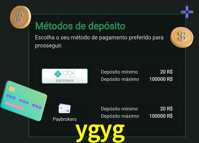 O cassino ygyg oferece uma grande variedade de métodos de pagamento